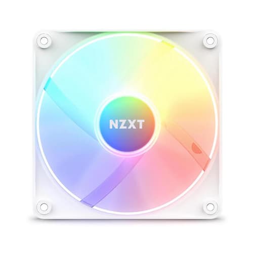 Nzxt F140 RGB Core White 140mm PWM RGB Cabinet Fan (Single Pack)